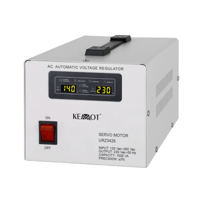 Automatyczny stabilizator napięcia  KEMOT MSER-1000 (1000 VA, serwomotor)