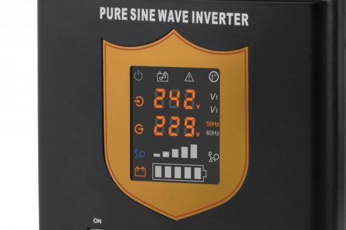 Zasilacz awaryjny KEMOT PROsinus-2600/24  przetwornica z czystym przebiegiem sinusoidalnym i funkcją ładowania  24V 230V 2600VA/
