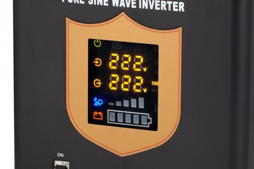 Zasilacz awaryjny KEMOT PROsinus-2200  przetwornica z czystym przebiegiem sinusoidalnym i funkcją ładowania  12V 230V 2200VA/160