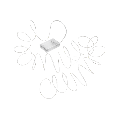 Lampki świateczne - 50 mini led- ciepłe białe