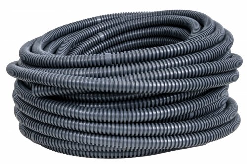 Rura karbowana czarna 25/19 PCV 750N 6102A-25/750P Pawbol (25mb)