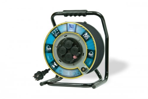 Przedłużacz na bębnie metalowym 50m Home&amp;Garden fi 305 B.1120I-50 Pawbol