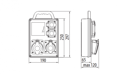 Rozdzielnica R-BOX SLIM B.SLIM-8S-1 Pawbol