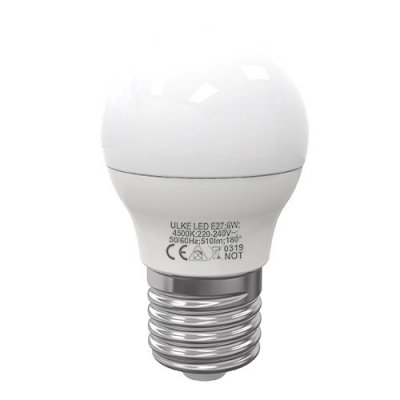 ULKE LED E27 6W NW