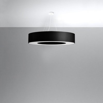 Żyrandol SATURNO 90 czarny