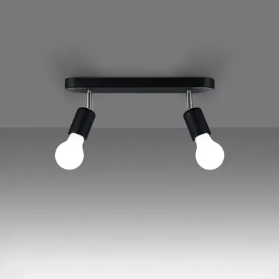 Plafon FORNES 2 czarny