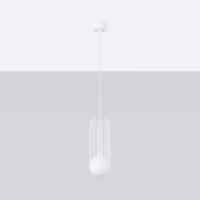 Lampa wisząca BRINA 1 biała