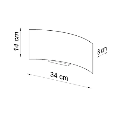 Kinkiet MAGNUS czarny