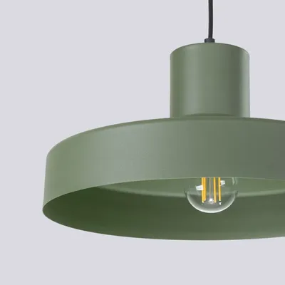 Lampa wisząca BILO zielona oliwka