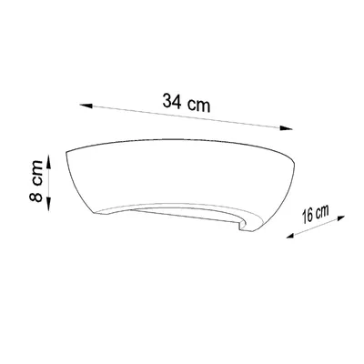 Kinkiet ceramiczny OSKAR