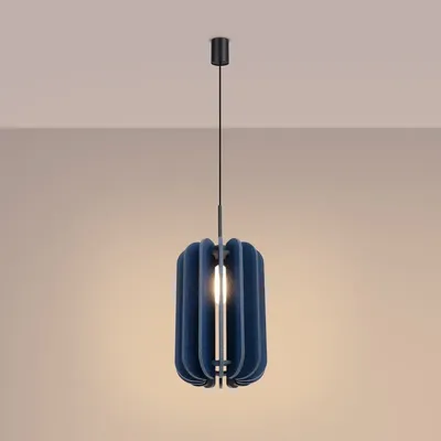 Lampa wisząca MULA 27 granatowa