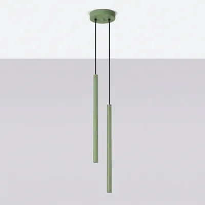 Lampa wisząca PASTELO 2 szałwiowa