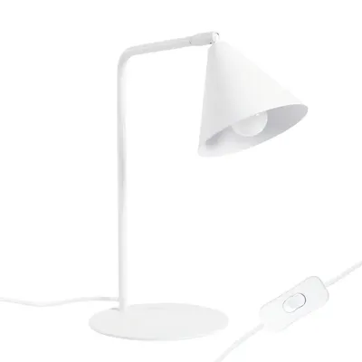 Lampa biurkowa NOX biała