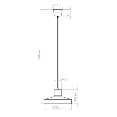 Lampa wisząca BILO taupe