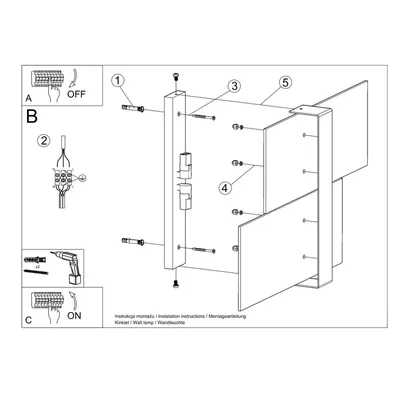 Kinkiet MASSIMO biały