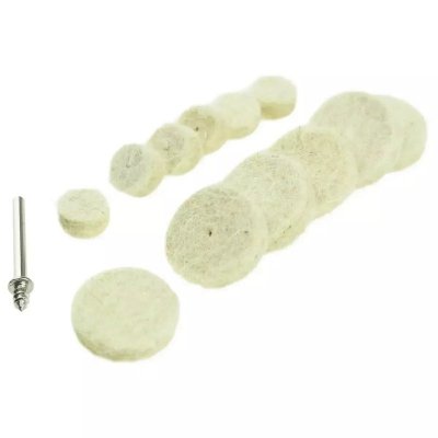 Filce polerskie, zestaw 13szt