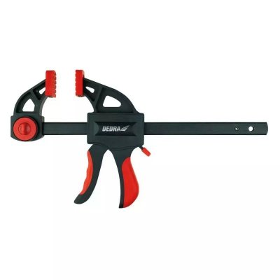 Ścisk stolarski 310x72mm,nylon,pistolet.