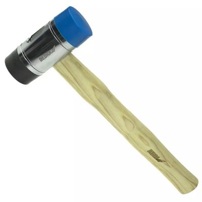 Młotek blacharski 28mm, obuch PU/Nylon, hikorowy trzonek