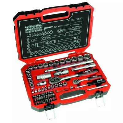 Klucze nasad.CrV 72szt 16x1/2&quot;, 10x1/4&quot;
