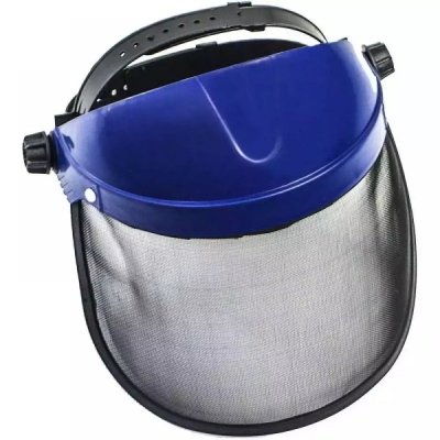 Osłona twarzy z poliwęglanu z daszkiem,dł.24cm