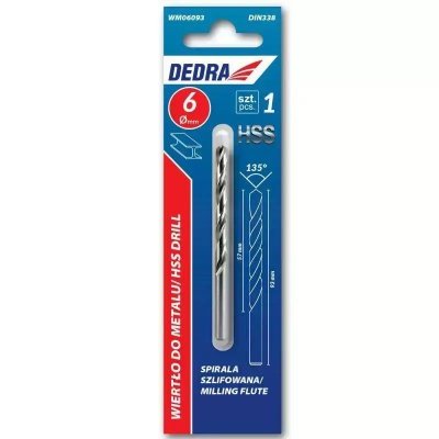 Wiertło do metalu, HSS, Stal 4341, 135°, 1x34mm, 3szt
