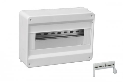 Rozdzielnica modułowa 1x12 natynkowa N+PE IP30 S‑12 C.2071 Pawbol