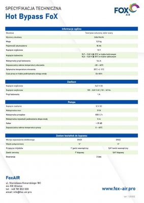 System antyzamrożeniowy Hot Bypass Fox (HOT-BYPASS-FOX)