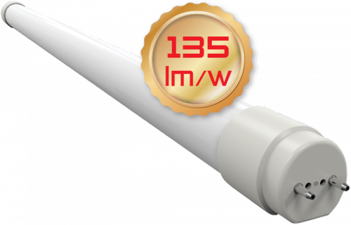 Szklana lampa świetlówka, jarzeniówka liniowa LED 120cm 18W G13 4000K LT8GH12018NW Tracon Electric