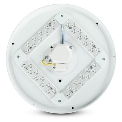 Plafon V-TAC 12W Mleczny Zmiana Koloru CCT fi.255 VT-8412 3000K-6400K 1200lm