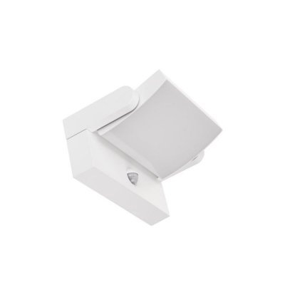 Projektor Oprawa Elewacyjna V-TAC 17W LED Czujnik Ruchu Biała IP65 VT-11020S 4000K 2520lm