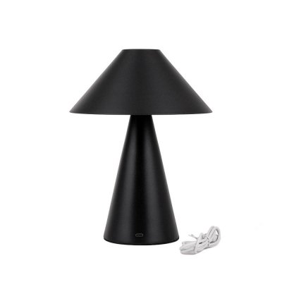 Lampka Biurkowa Nocna V-TAC 3W LED 24cm Ładowanie USB Ściemnianie Czarna VT-1051 3000K-6000K 200lm
