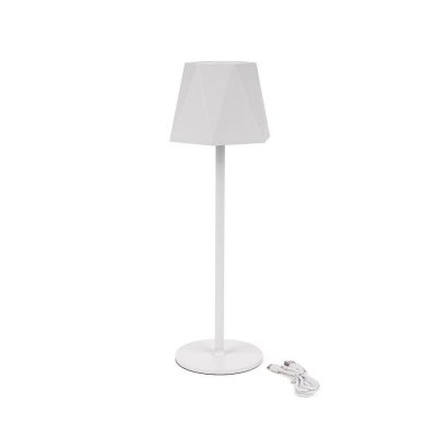 Lampka Biurkowa Nocna V-TAC 4W LED 37cm Ładowanie USB Ściemnianie Biała VT-1034 3000K-6000k 150lm