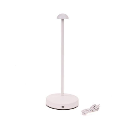 Lampka Biurkowa Nocna V-TAC 3W LED 29cm Ładowanie USB Ściemnianie Biała VT-1073 3000K-6000K 130lm