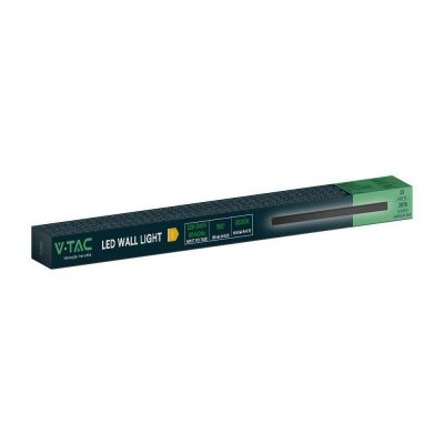 Oprawa ścienna elewacyjna LED linia V-TAC 23W IP65 antracyt 140cm VT-1178 4000K 3150lm