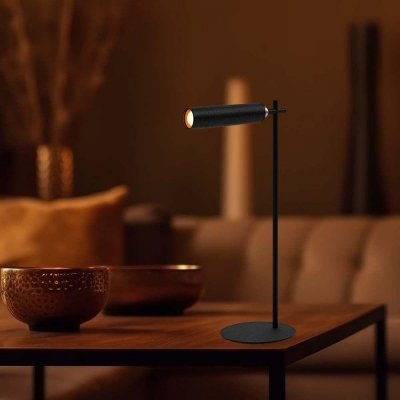 Lampka Biurkowa V-TAC 4w1 37cm Kinkiet Klips Latarka 3W LED Czarna VT-7413 4000K 300lm
