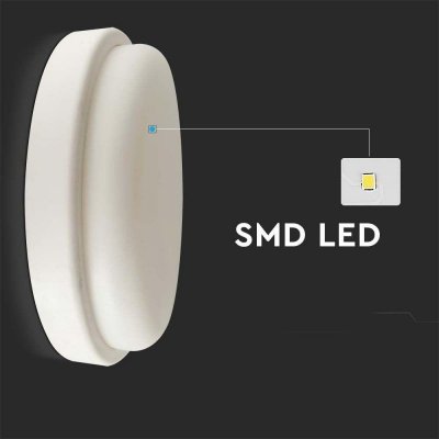 Oprawa sufitowa plafoniera V-TAC 24W LED okrągły 240x38mm IP54 VT-80024 6500K 2500lm