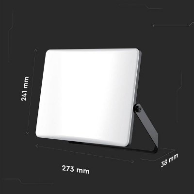 Projektor LED V-TAC 100W LED 3w1 CCT 100Lm/W Mleczny Klosz VT-44107CCT 3000-4000K-6500K 10000lm