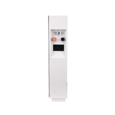 Magazyn bank energii V-TAC biały szklany front 10.24kWh 200Ah/51.2V LiFePO4 BMS VT-10240W 10 lat gwarancji