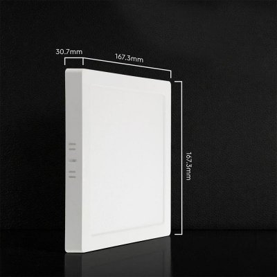 Panel natynkowy downlight V-TAC 12W LED CREE CHIP kwadrat 167x167mm VT-60012CCT 3000K-4000K-6500K 1320lm 6 lat gwarancji