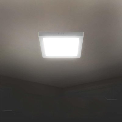 Panel natynkowy downlight V-TAC 18W LED CREE CHIP kwadrat 214x214mm VT-60018CCT 3000K-4000K-6500K 1980lm 6 lat gwarancji