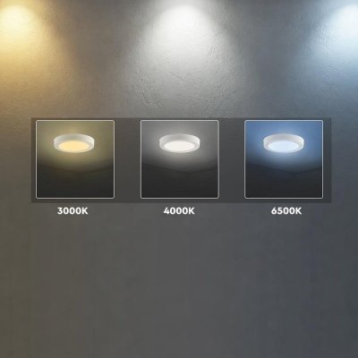 Panel natynkowy downlight V-TAC 24W LED CREE CHIP okrągły 288x31mm VT-60006CCT 3000K-4000K-6500K 2640lm 6 lat gwarancji