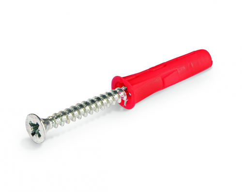 Kołek uniwersalny UNO 6x28mm z wkrętem (R-S3-UNO-06+/10)