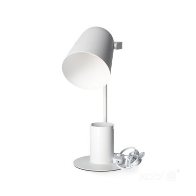 Lampka biurkowa ROLIG 1xE27 biała Kobi