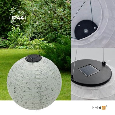 Lampa ogrodowa wisząca Solar LED ORIGAMI 30cm 3000K IP44 Kobi