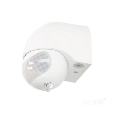 Czujnik ruchu LX40 IP44 180° PIR biały Kobi Premium