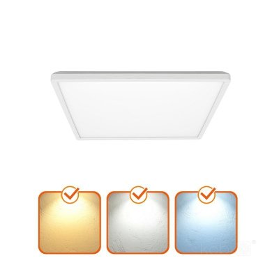 Plafon LED NIVERA SQUARE 24W 3CCT LX IP54 biały Kobi Premium