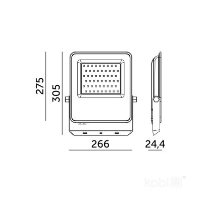Naświetlacz LED ULSAN 150W 4000K IP65 Kobi Pro