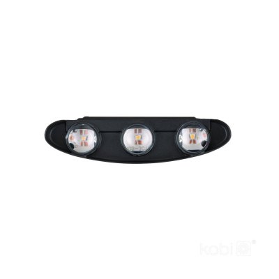 Kinkiet ogrodowy LED LUMEPRA 6W 4000K IP54 czarny Kobi