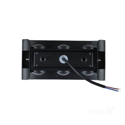 Kinkiet ogrodowy LED LUMEPRA 6W 3000K IP54 czarny Kobi