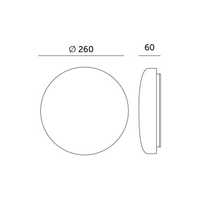 Plafon LED SOFI 18W 4000K IP20 Kobi